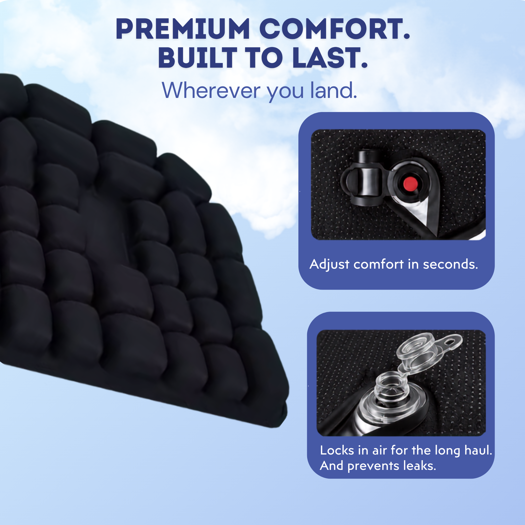 AeroCush Inflatable Seat Cushion